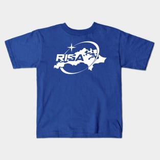 Rottnest Island Space Agency (RISA) Logo White Kids T-Shirt